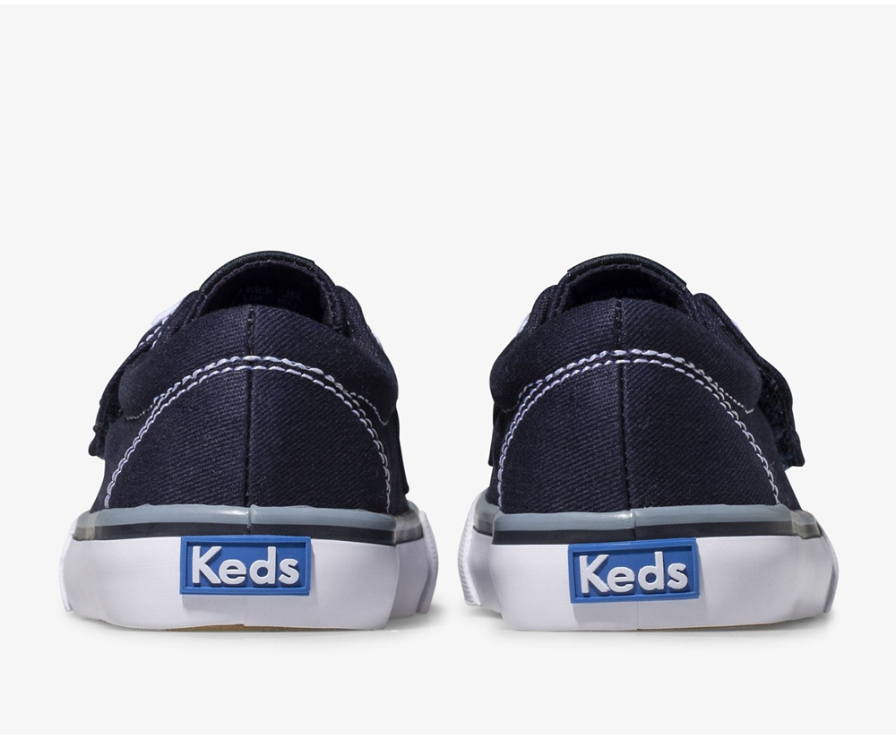 Basket Keds Enfant Bleu Marine - Jump Kick Jr. Toile | ILN-91274573