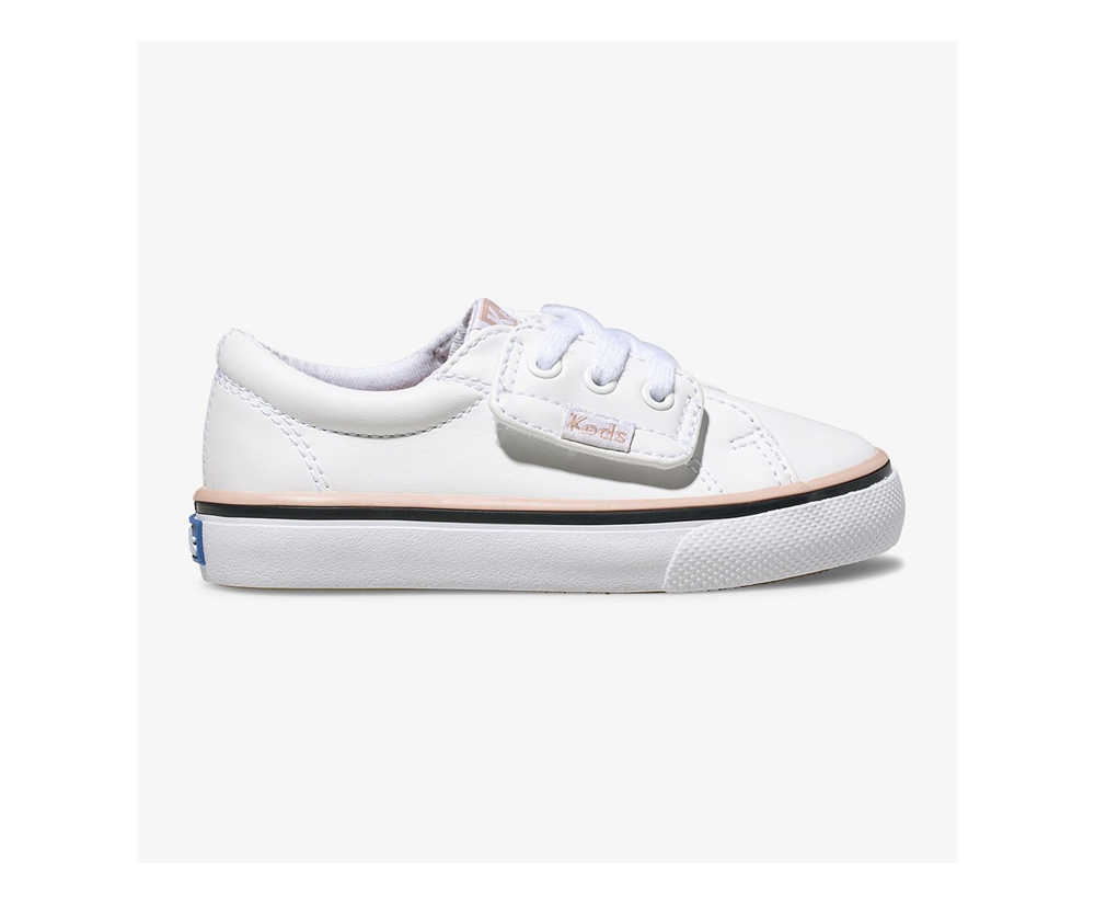 Basket Keds Enfant Blanche - Jump Kick Jr. | UCN-85449960