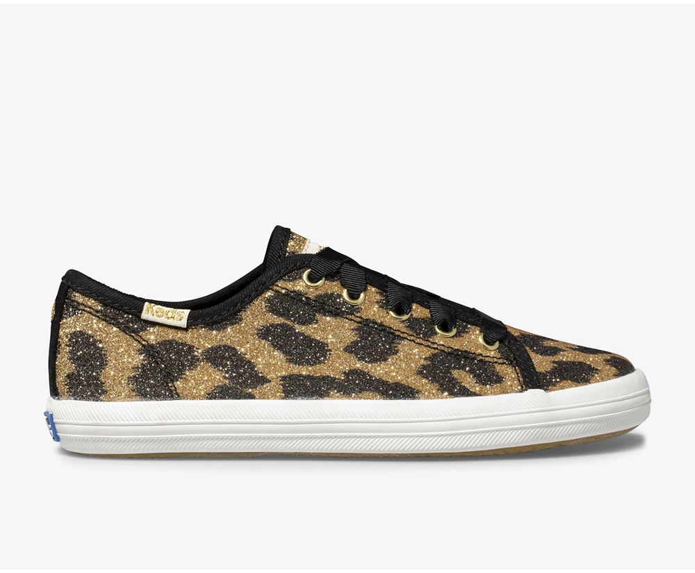 Basket Keds Enfant Leopard - Kate Spade New York Kickstart Glitter Leopard | NEI-28792014