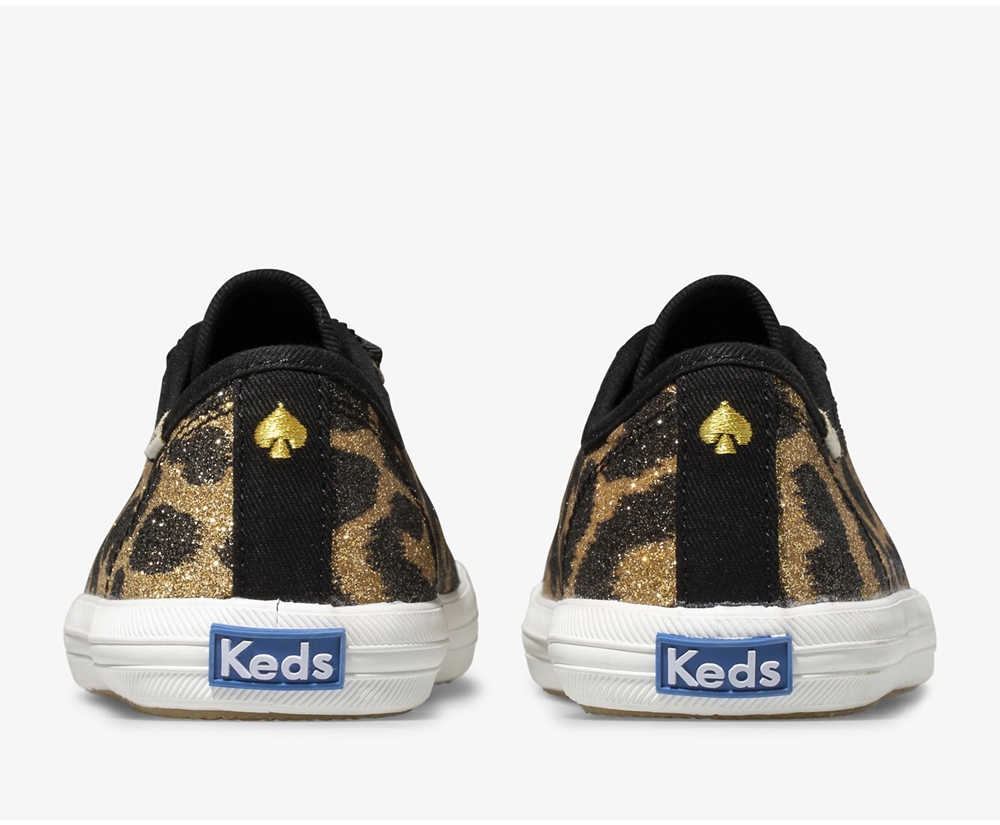 Basket Keds Enfant Leopard - Kate Spade New York Kickstart Glitter Leopard | NEI-28792014