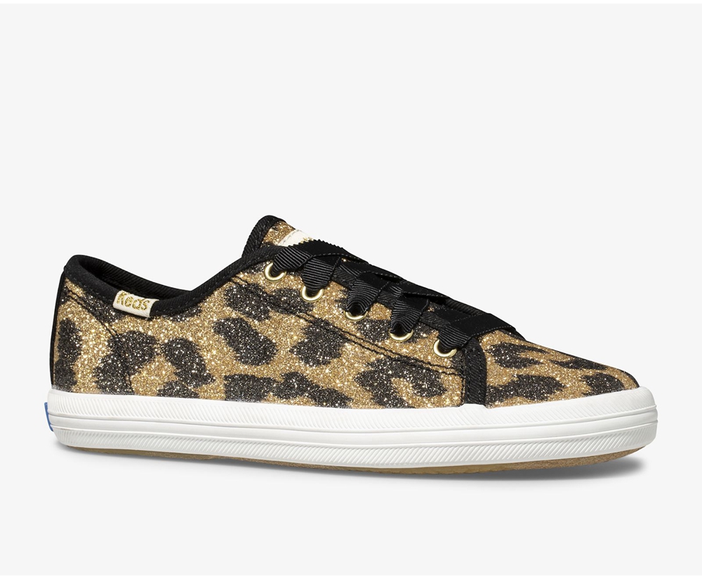 Basket Keds Enfant Leopard - Kate Spade New York Kickstart Glitter Leopard | NEI-28792014