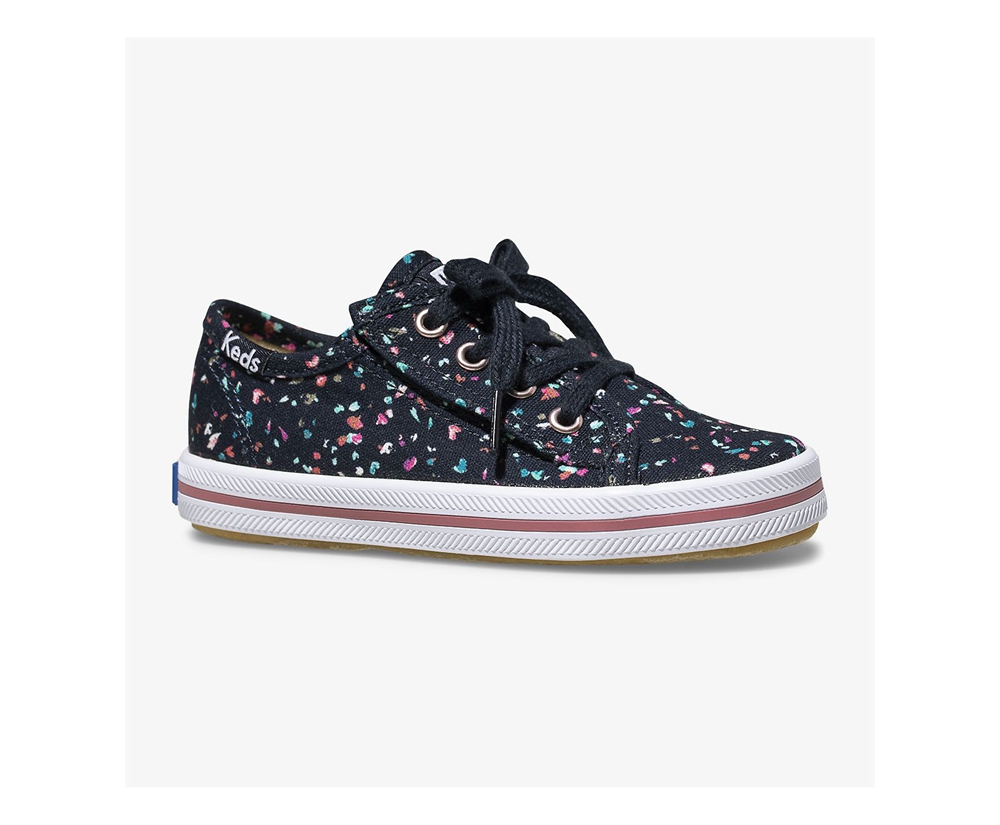 Basket Keds Enfant Bleu Marine - Kickstart Jr. | KZZ-81983639