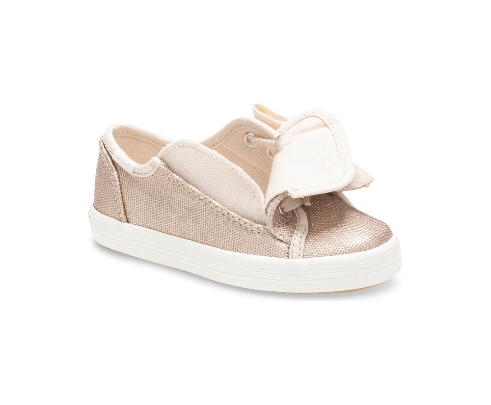 Basket Keds Enfant Rose Doré - Kickstart Jr. | DRY-81400259