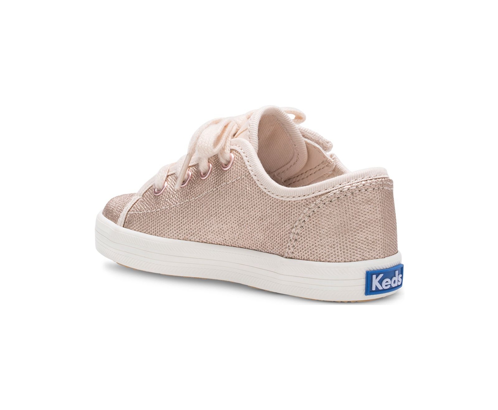 Basket Keds Enfant Rose Doré - Kickstart Jr. | DRY-81400259