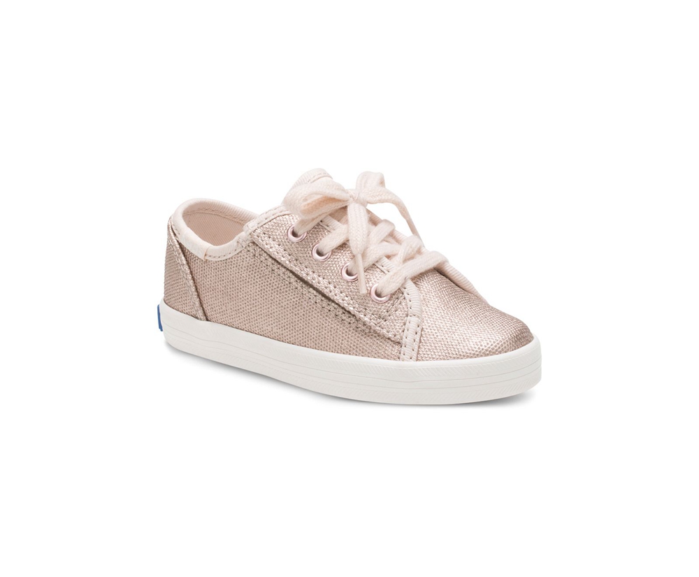 Basket Keds Enfant Rose Doré - Kickstart Jr. | DRY-81400259