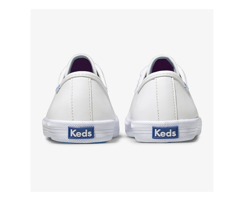 Basket Keds Enfant Blanche - Kickstart Multi-Color Eyelets | SEC-55718096