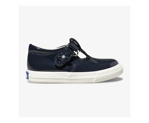 Slip Ons Keds Enfant Bleu Marine - Daphne Patent | HYQ-03235298