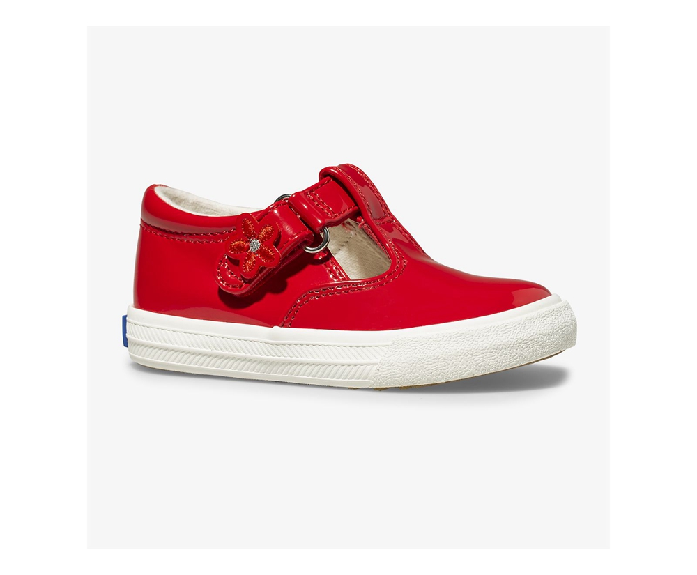 Slip Ons Keds Enfant Rouge - Daphne Patent | DOI-50141450