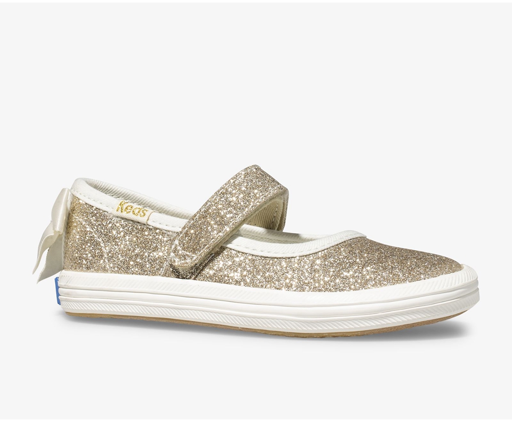 Slip Ons Keds Enfant Doré - Kate Spade New York Sloane Mj Glitter | LVW-09623707