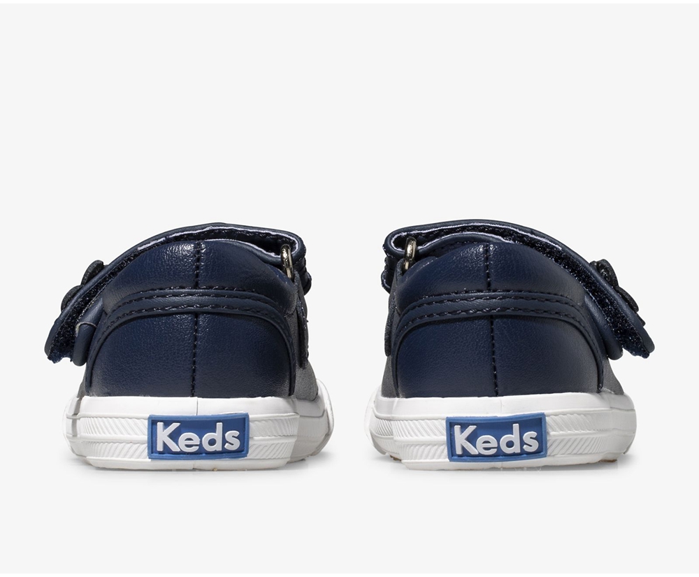 Slip Ons Keds Enfant Bleu Marine - Ella Mary Jane | PNL-02093606