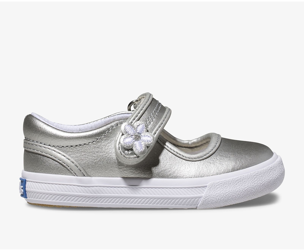 Slip Ons Keds Enfant Argent - Ella Mary Jane | PGZ-86600360