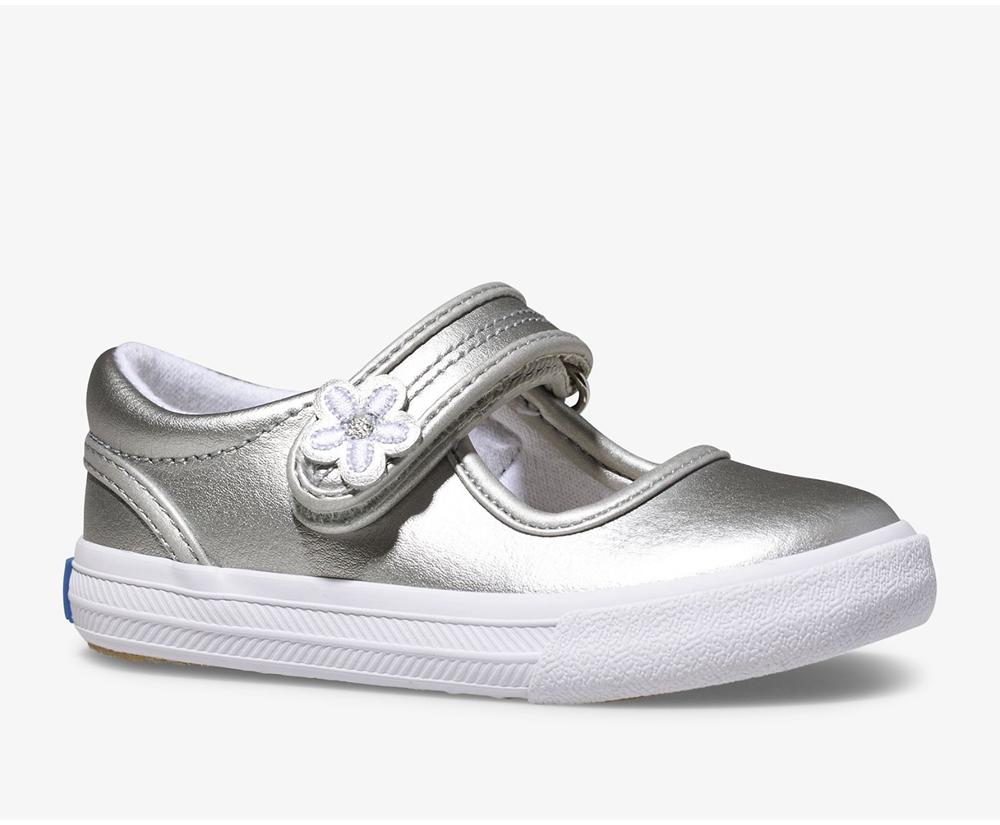 Slip Ons Keds Enfant Argent - Ella Mary Jane | PGZ-86600360