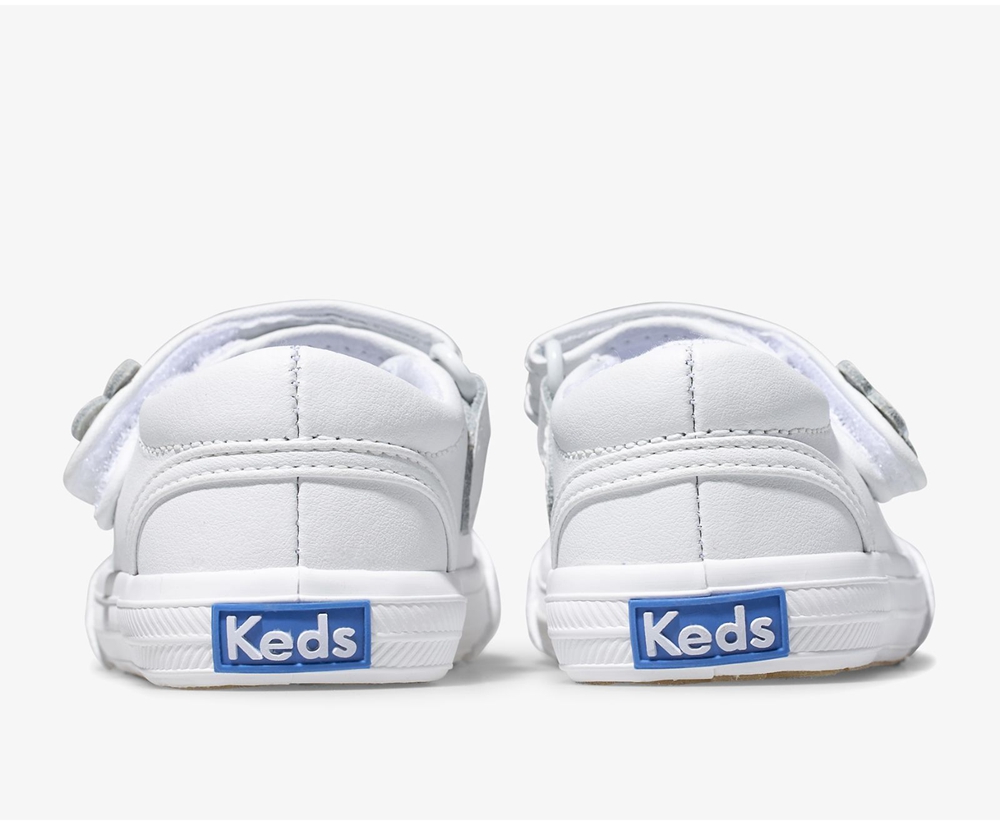 Slip Ons Keds Enfant Blanche - Ella Mary Jane | CVQ-81242644