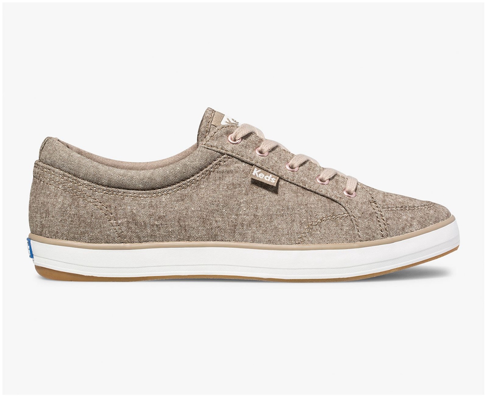 Basket Keds Femme Grise - Center Brushed Denim | UOU-06406627