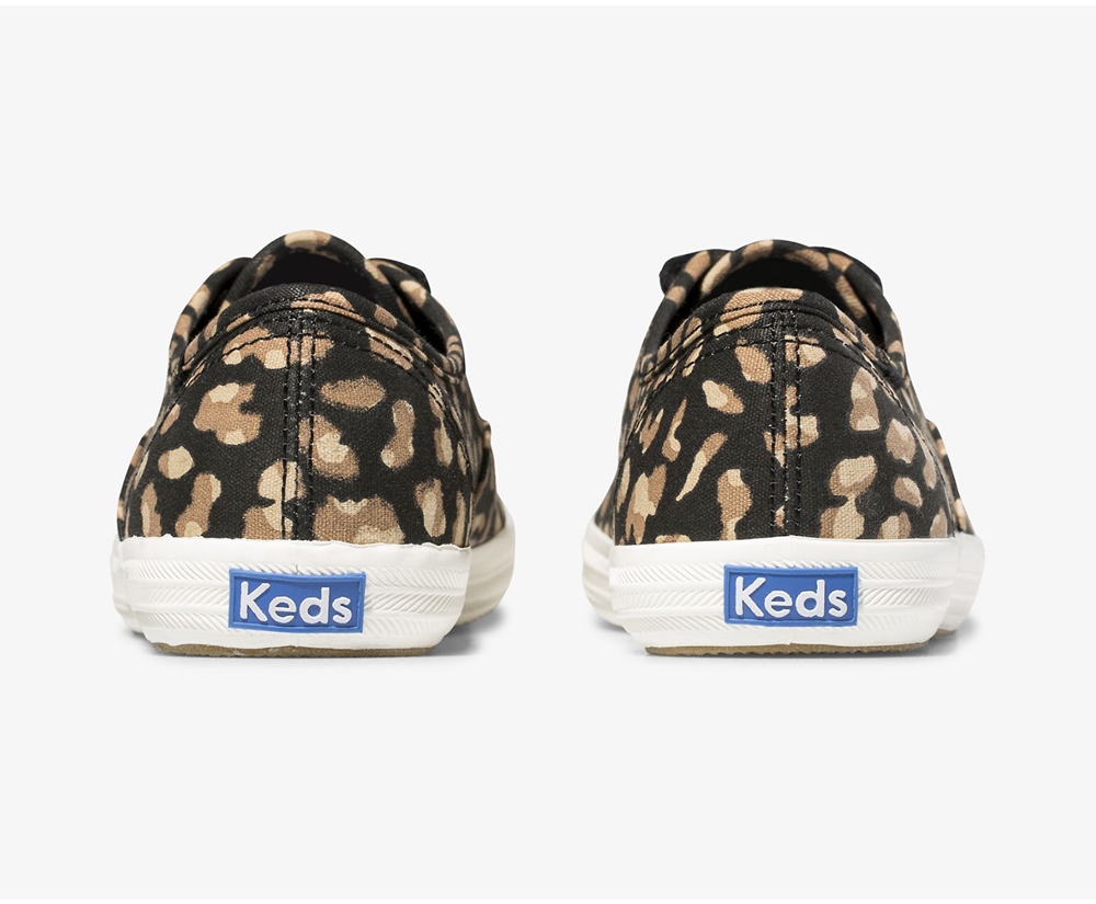 Basket Keds Femme Noir/Leopard - Champion Animal | LQM-47766127