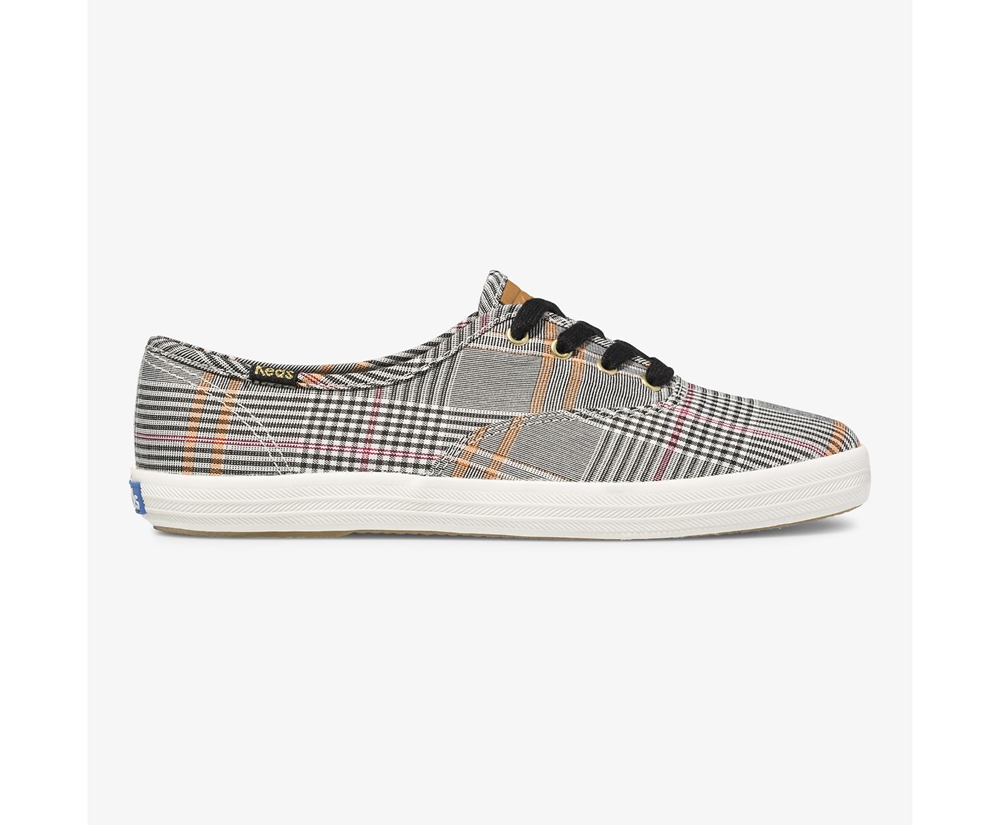 Basket Keds Femme Noir/Multicolore - Champion Plaid | AUD-28432433