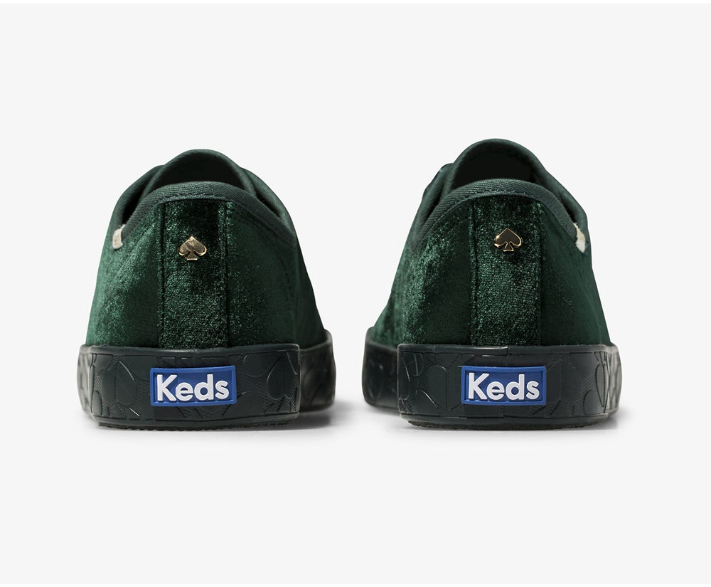 Basket Keds Femme Vert - Kate Spade New York Kickstart Logo Foxing | EAW-99016197