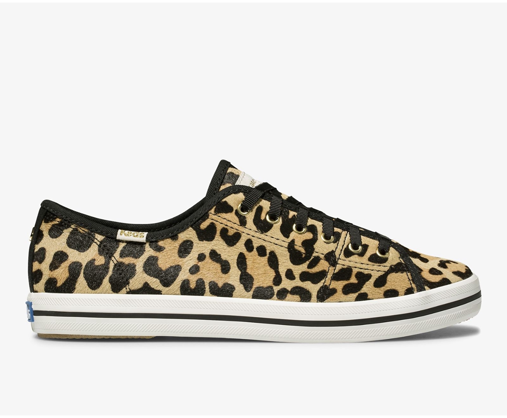 Basket Keds Femme Leopard - Kate Spade New York Kickstart Calf Hair | LHL-35458588