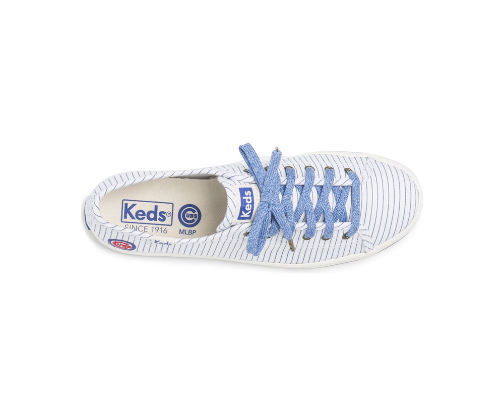 Basket Keds Femme Blanche - Kickstart Mlb? | BPG-14115378