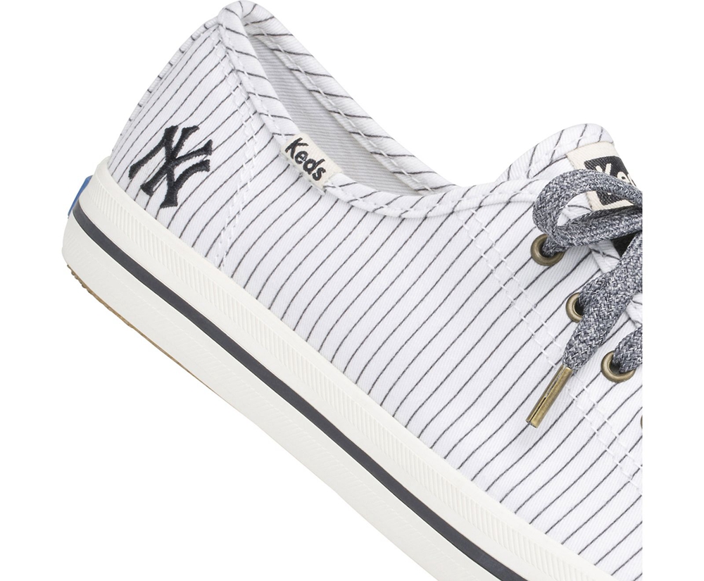 Basket Keds Femme Blanche - Kickstart Mlb? | ULF-34521091