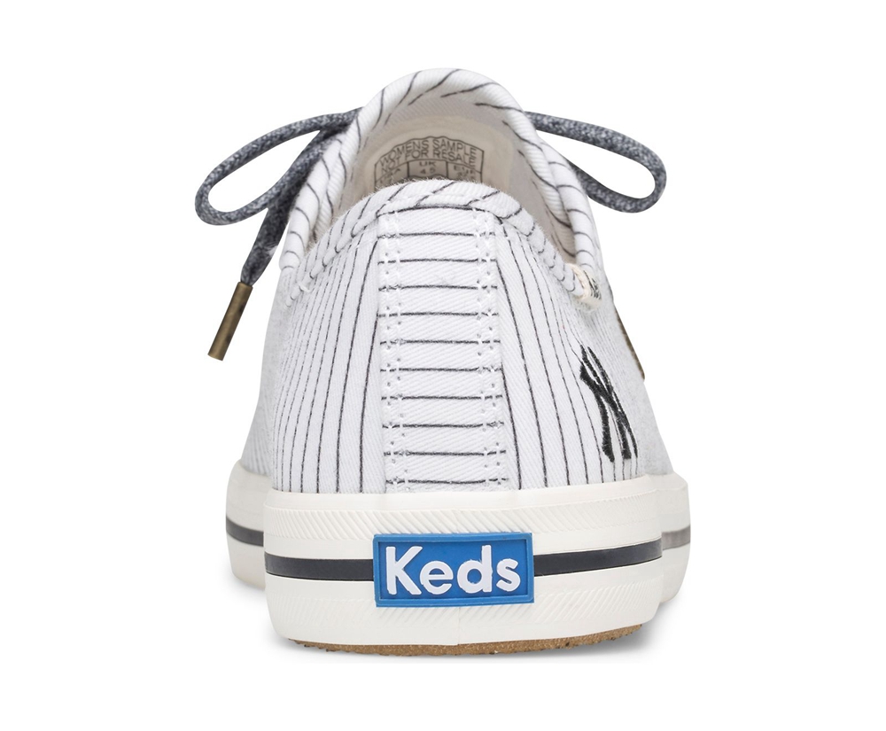 Basket Keds Femme Blanche - Kickstart Mlb? | ULF-34521091