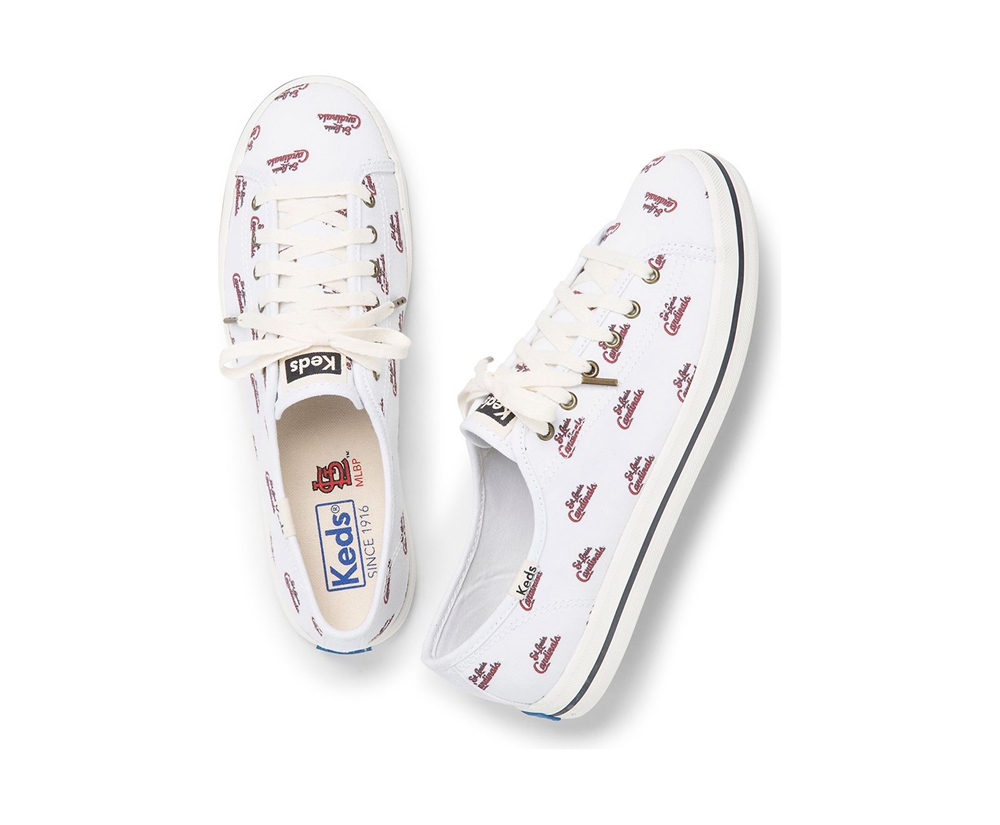 Basket Keds Femme Blanche - Kickstart Mlb? | GVS-15969646