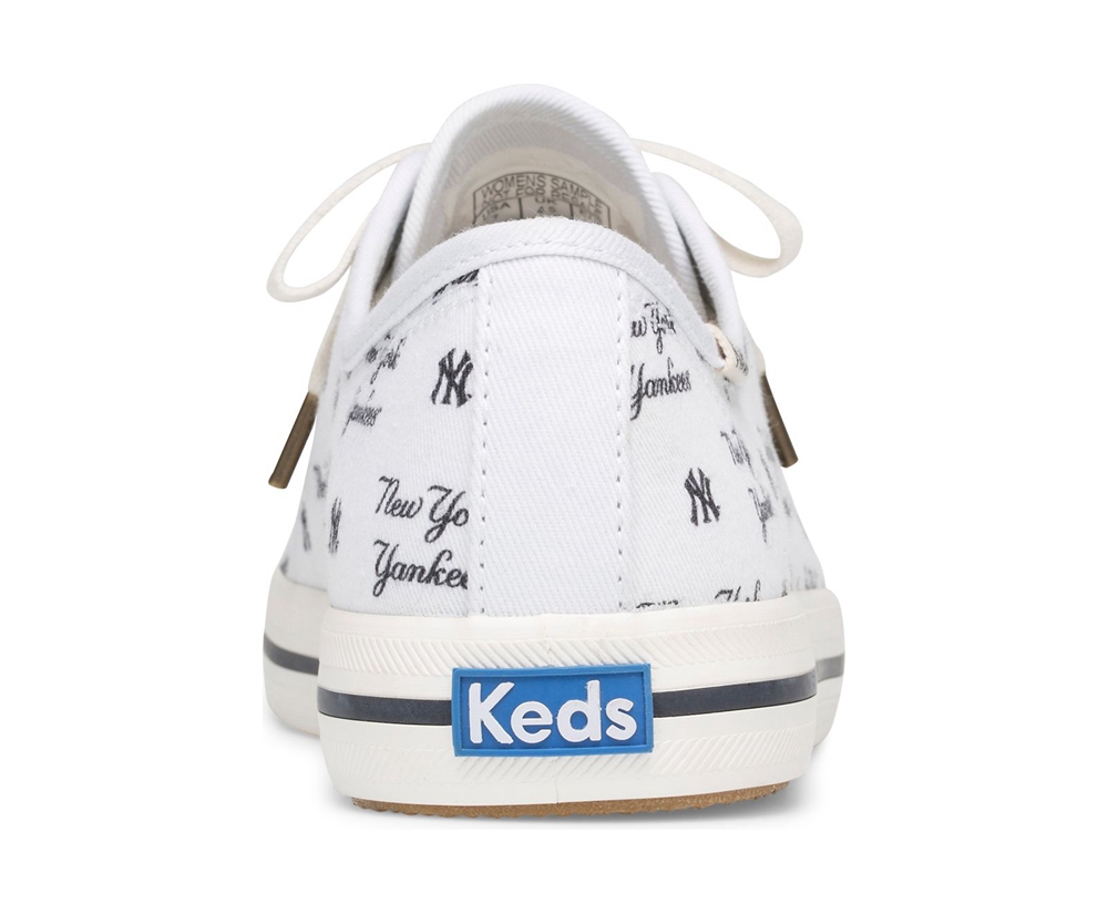 Basket Keds Femme Blanche - Kickstart Mlb? | EDW-47322202