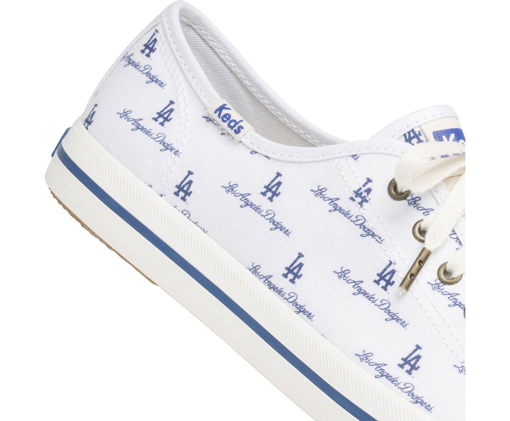 Basket Keds Femme Blanche/Bleu - Kickstart Mlb? | MYP-57925336