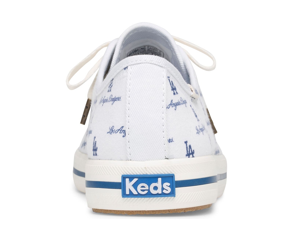 Basket Keds Femme Blanche/Bleu - Kickstart Mlb? | MYP-57925336