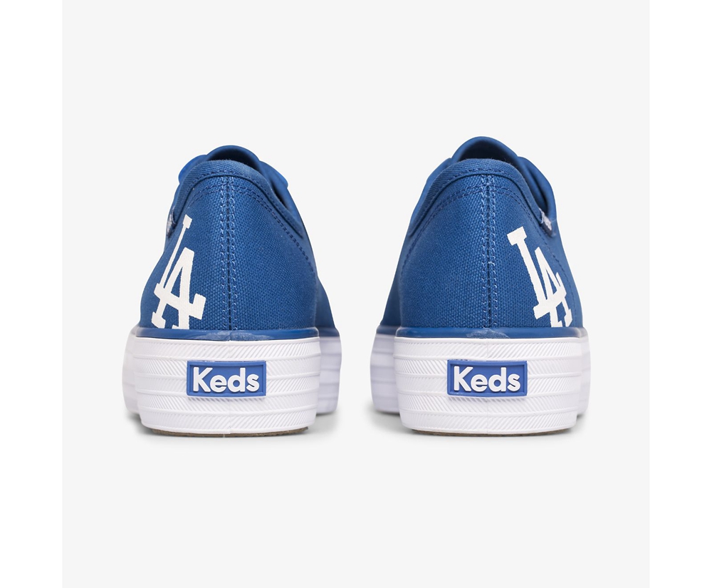 Basket Keds Femme Bleu - Triple Kick Mlb? | RBI-31421588