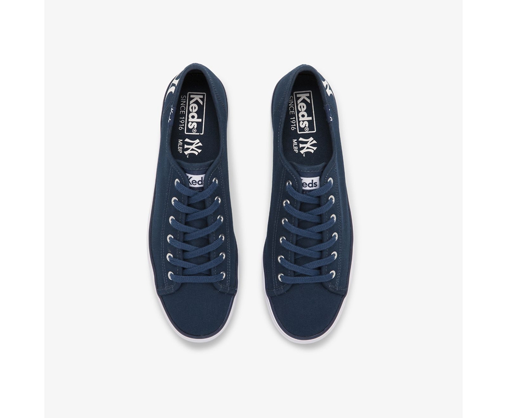 Basket Keds Femme Bleu Marine - Triple Kick Mlb? | NTZ-71107012