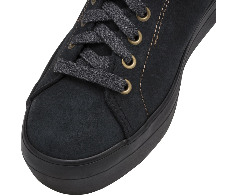 Basket Keds Femme Noir - Rise Hi Suede Faux Fur | DCJ-35172273