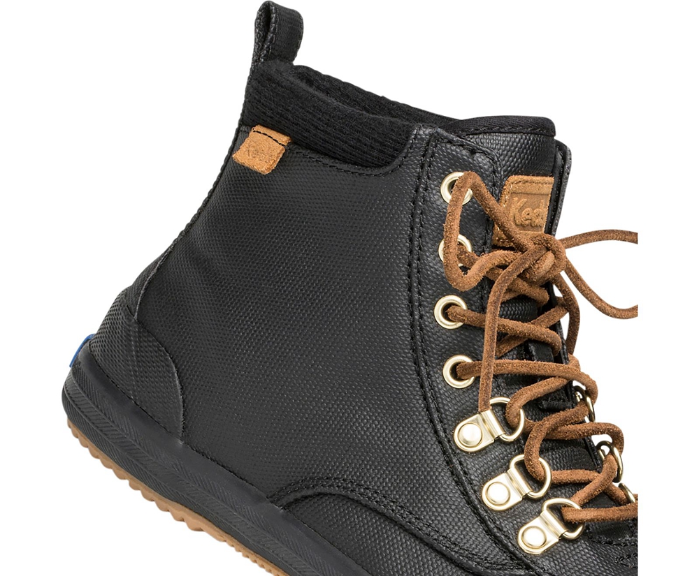 Bottes Keds Femme Noir - Scout Water-Resistant W/ Thinsulate? | QLW-58829128