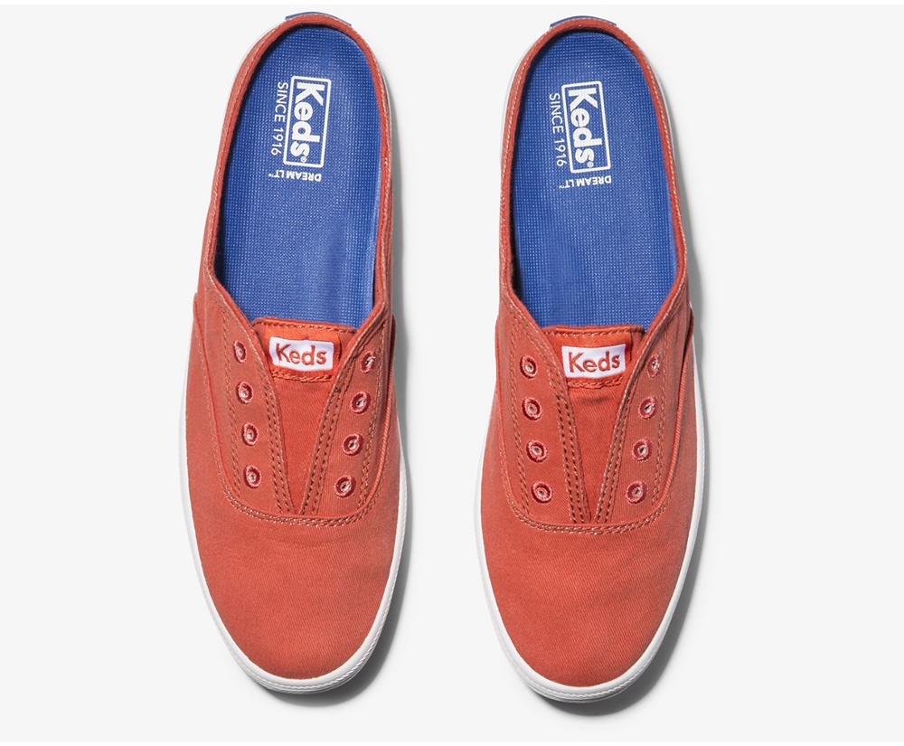 Mules Keds Femme Rouge - Moxie Washable | HOH-74814666