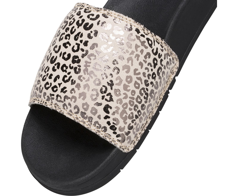 Sandales Keds Femme Noir/Doré - Bliss Ii Cuir Leopard | AJT-49074675