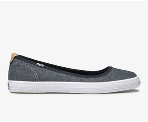 Slip Ons Keds Femme Bleu Marine - Bryn Chambray | TEN-31896675