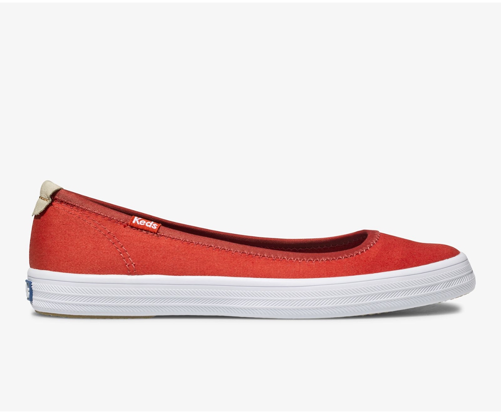 Slip Ons Keds Femme Rouge - Bryn | KOF-71130013