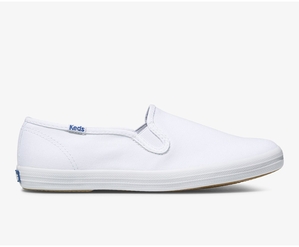 Slip Ons Keds Femme Blanche - Champion Slip On | TSM-50989311