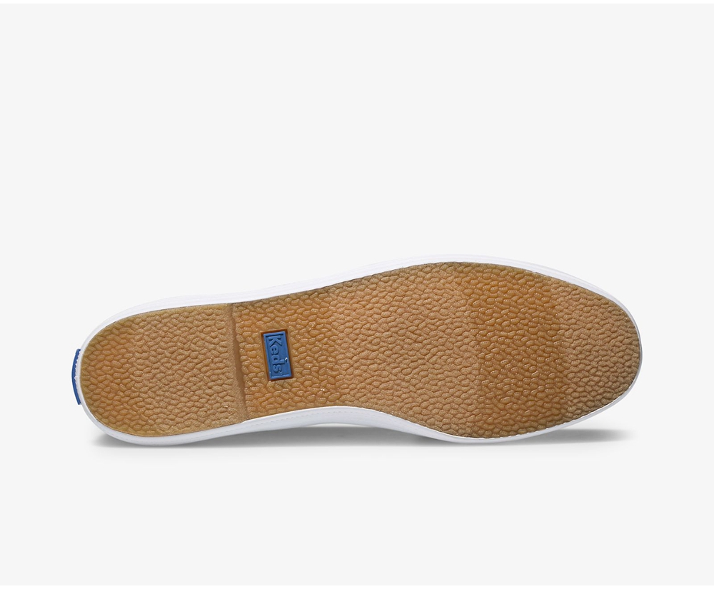 Slip Ons Keds Femme Blanche - Champion Slip On | TSM-50989311