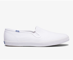 Slip Ons Keds Femme Blanche - Champion Slip On Organic Cotton Toile | ITG-91406762