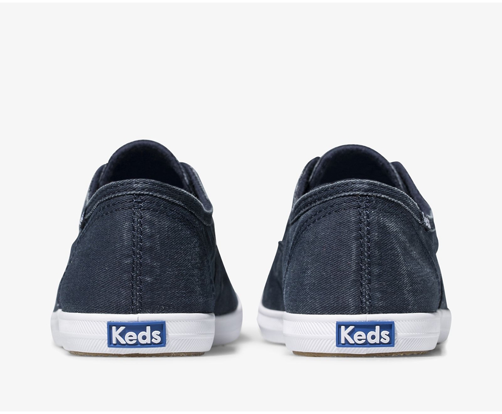 Slip Ons Keds Femme Bleu Marine - Chillax Washable | IBD-67070836