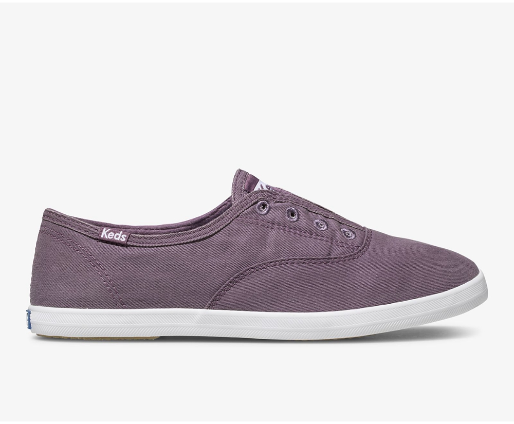 Slip Ons Keds Femme Violette - Chillax Washable | RRC-09218452