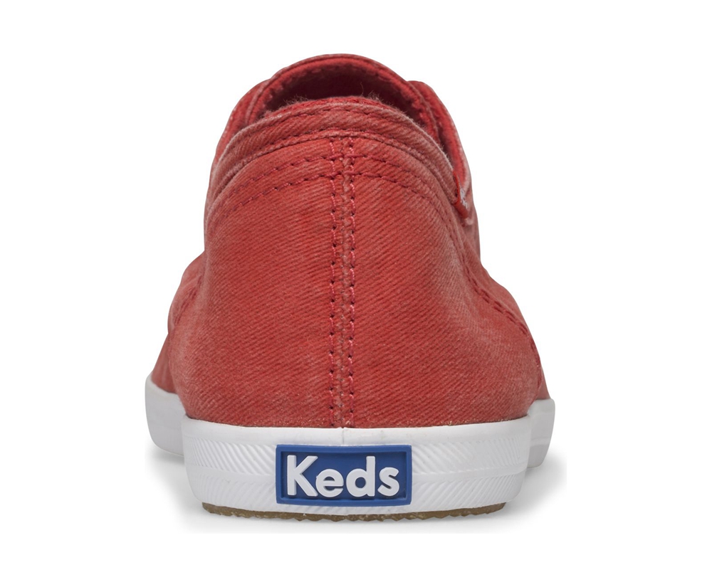 Slip Ons Keds Femme Rouge - Chillax Seasonal | WNK-70174554