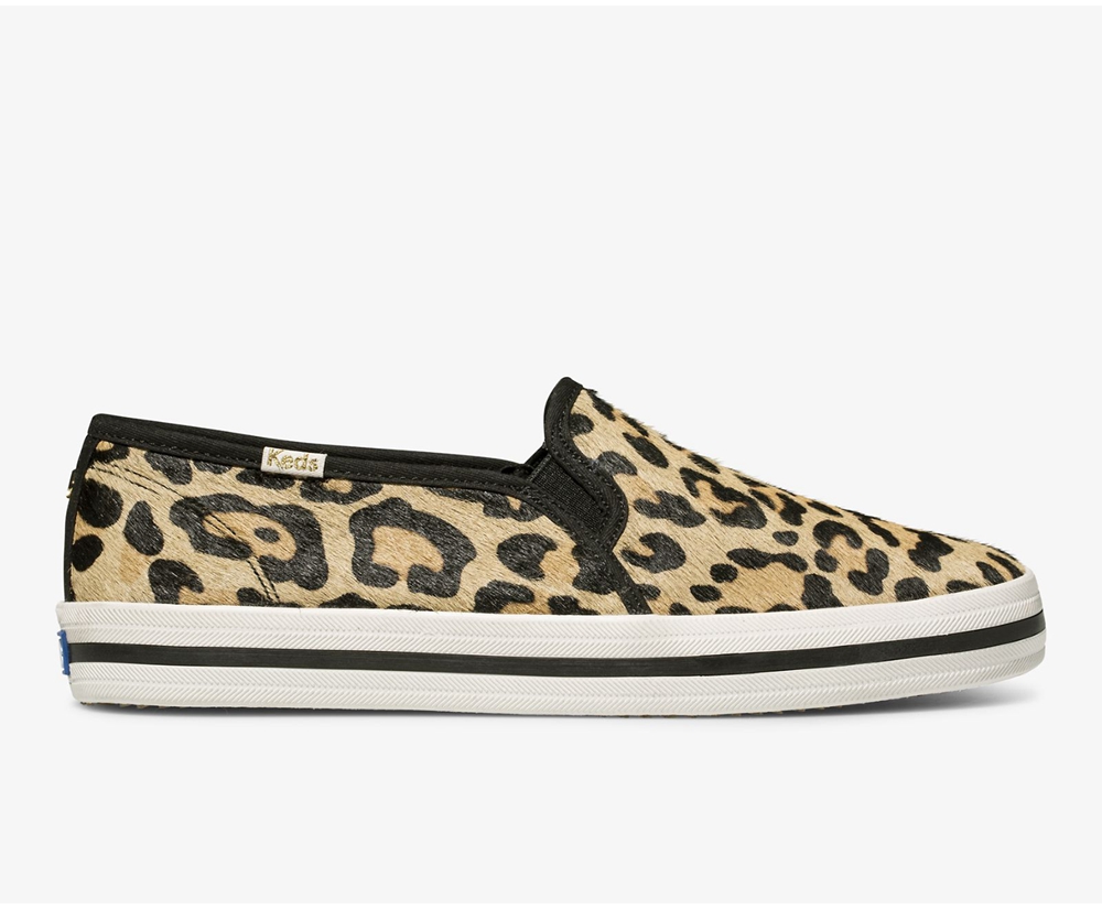 Slip Ons Keds Femme Leopard - Kate Spade New York Calf Hair Slip On | XUX-24378415