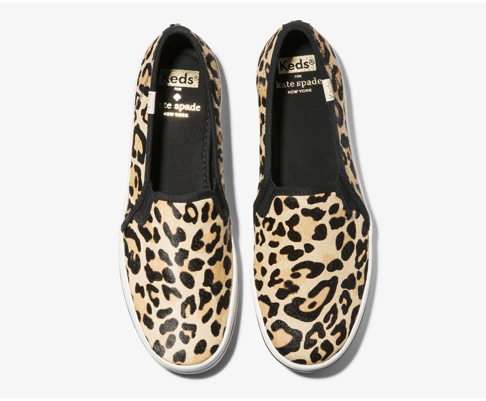 Slip Ons Keds Femme Leopard - Kate Spade New York Calf Hair Slip On | XUX-24378415