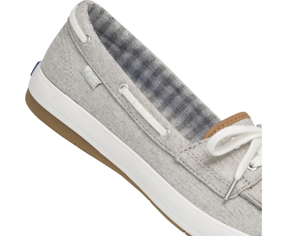 Slip Ons Keds Femme Grise - Charter Chambray | KBX-22836544