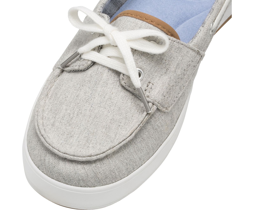 Slip Ons Keds Femme Grise - Charter Chambray | KBX-22836544